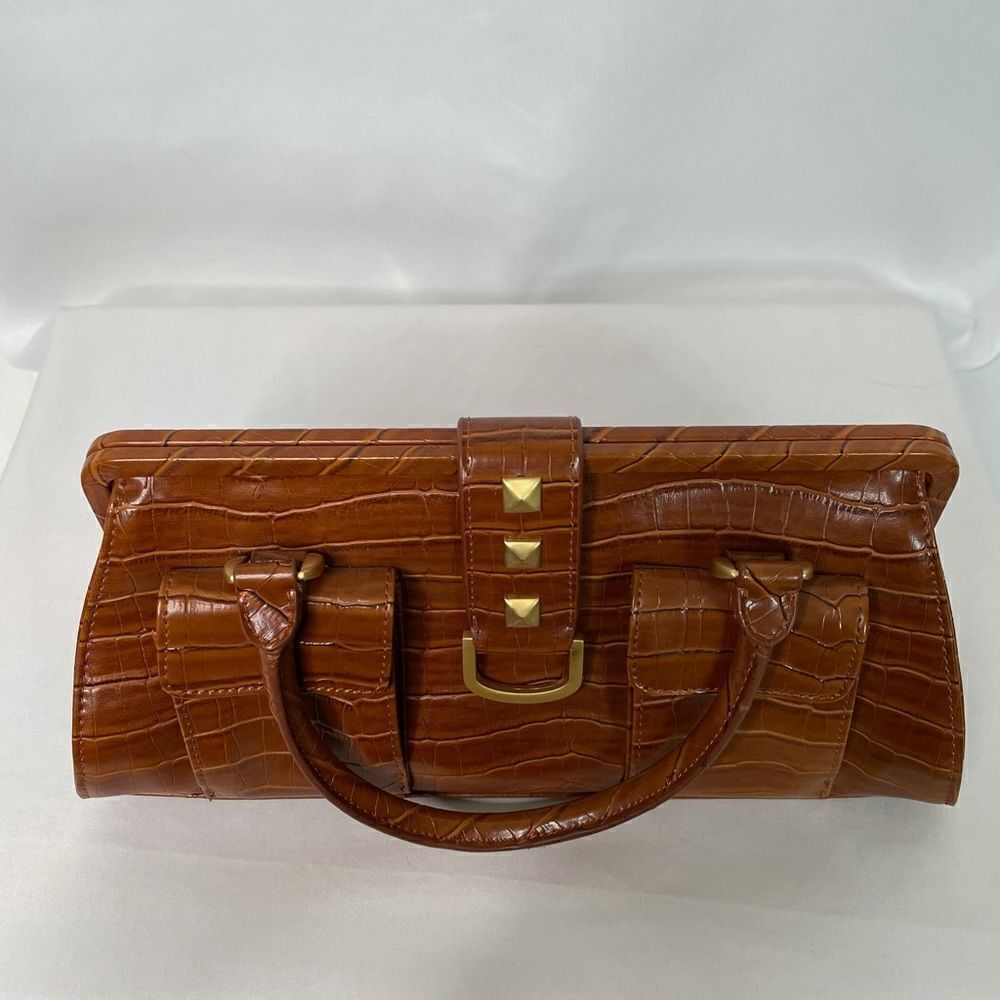 ‎NY&C Alligator Skin Hand Bag - Picture 3 of 6